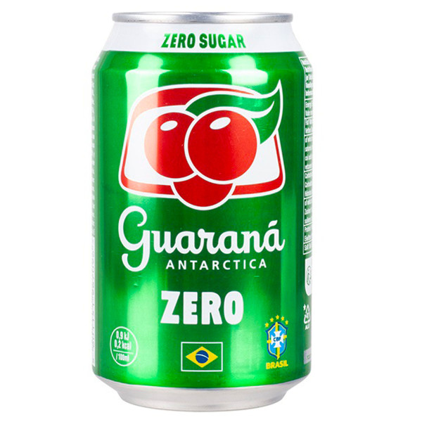 GUARANA ANTARCTICA - Limonade mit Guarana Geschmack Zero Sugar 330ml