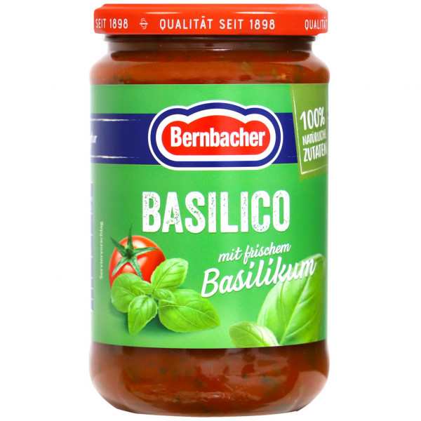 BERNBACHER - Pasta Sauce Basilico 400g