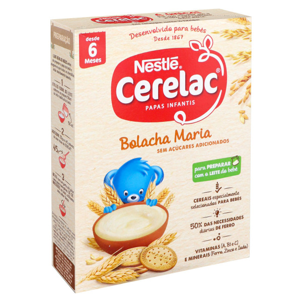 NESTLÉ CERELAC - Milchbrei mit Keksgeschmack "Bolacha Maria"