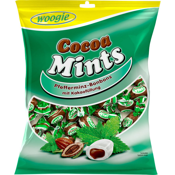 WOOGIE - Cocoa Mints Bonbons 150g