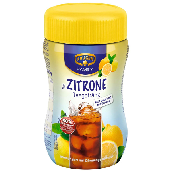KRÜGER FAMILY Typ Zitrone Teegetränk kalorienreduziert 400g