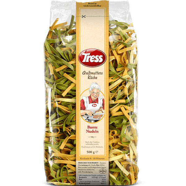 TRESS - Großmutters Küche Bunte Nudeln 500g