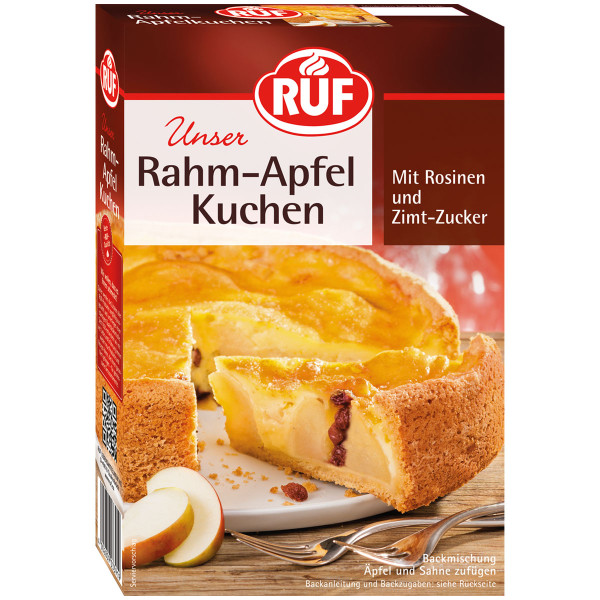 RUF Rahm-Apfel Kuchen Backmischung 435g