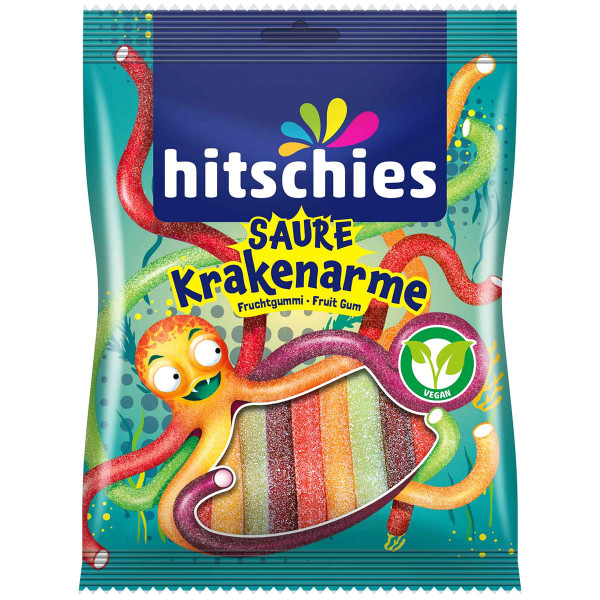 HITSCHIES - Saure Krakenarme Vegan 125g (MHD 10.2022)
