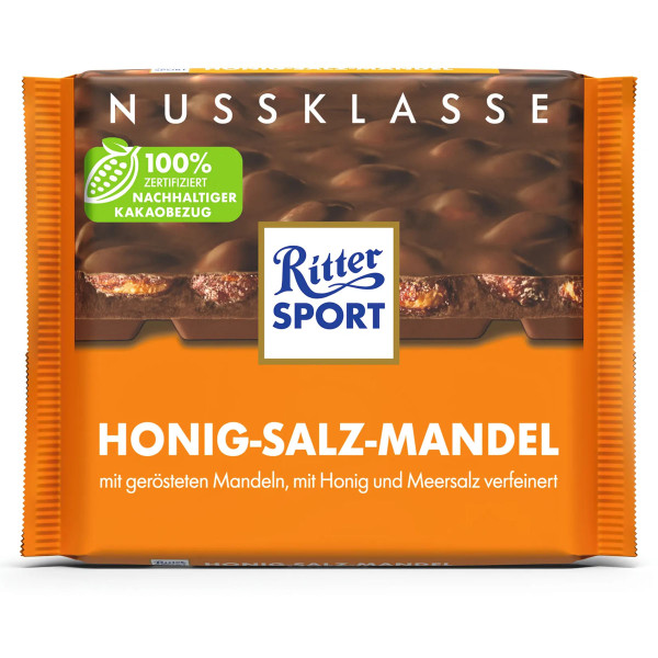 RITTER SPORT Nussklasse Honig-Salz-Mandel 100g