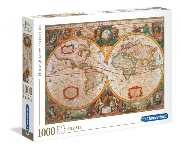 Clementoni - Alte Weltkarte 1000 Teile