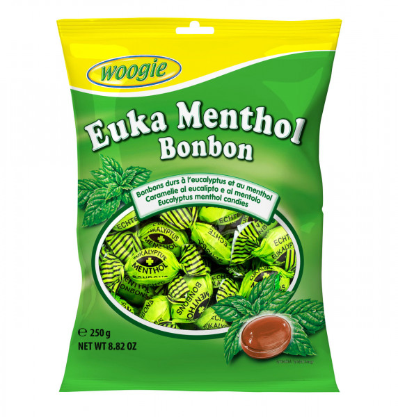 WOOGIE - Euka Menthol Bonbons 250g