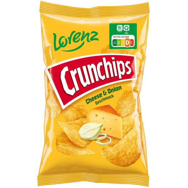 Crunchips - Cheese &amp; Onion Geschmack 175g