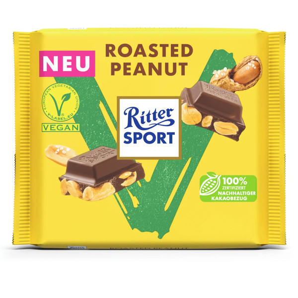 RITTER SPORT Roasted Peanut Vegan 100g