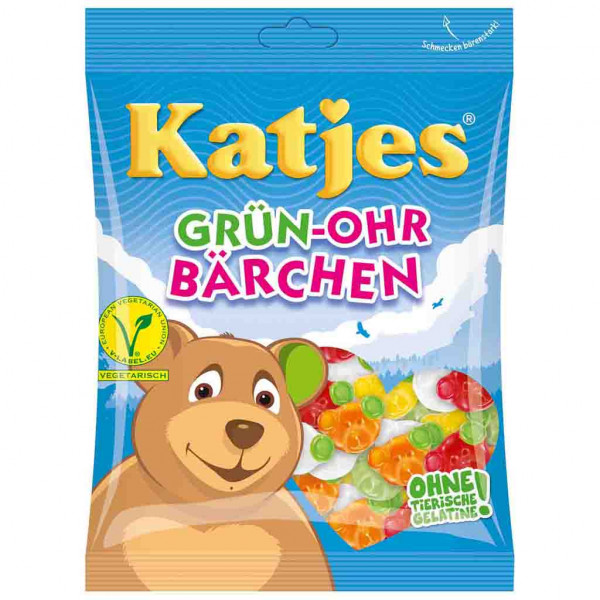 KATJES - Grün Ohr Bärchen 200g