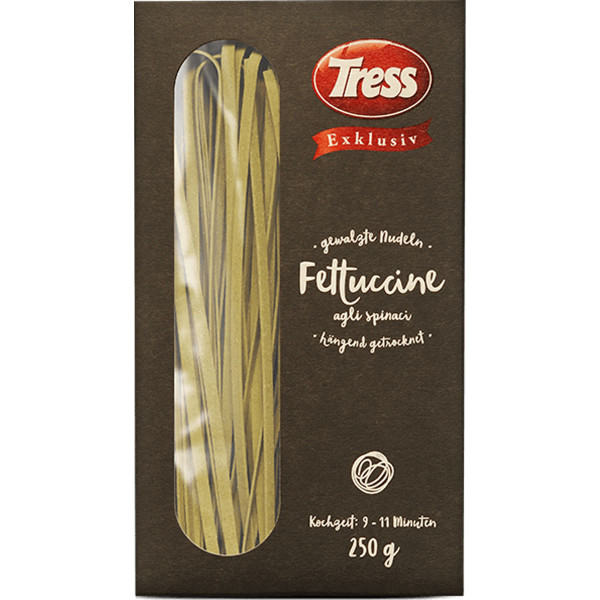 TRESS - Exklusiv Fettuccine agli spinaci 250g