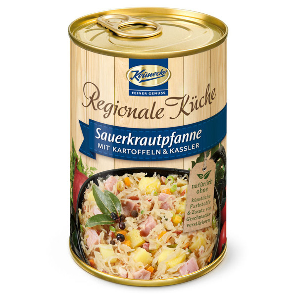 KEUNECKE - Sauerkrautpfanne mit Kartoffeln & Kasslerkamm 400g