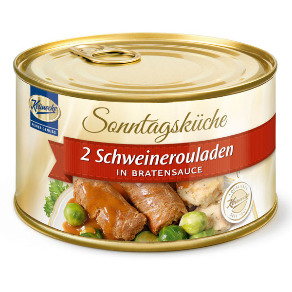 KEUNECKE - 2 Schweinerouladen in Bratensauce 400g