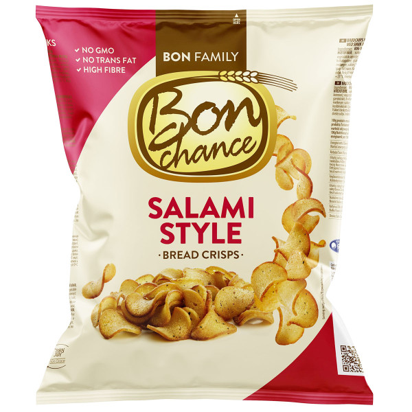 BON CHANCE - Bread Crisps Salami Style 120g