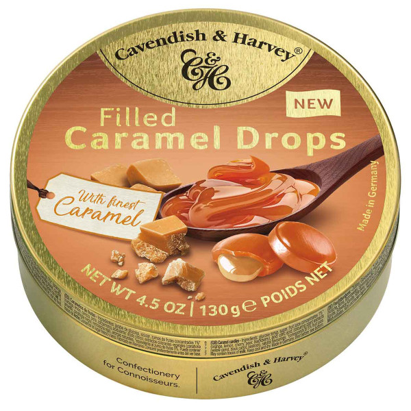 CAVENDISH & HARVEY Filled Caramel Drops with finest Caramel 130g