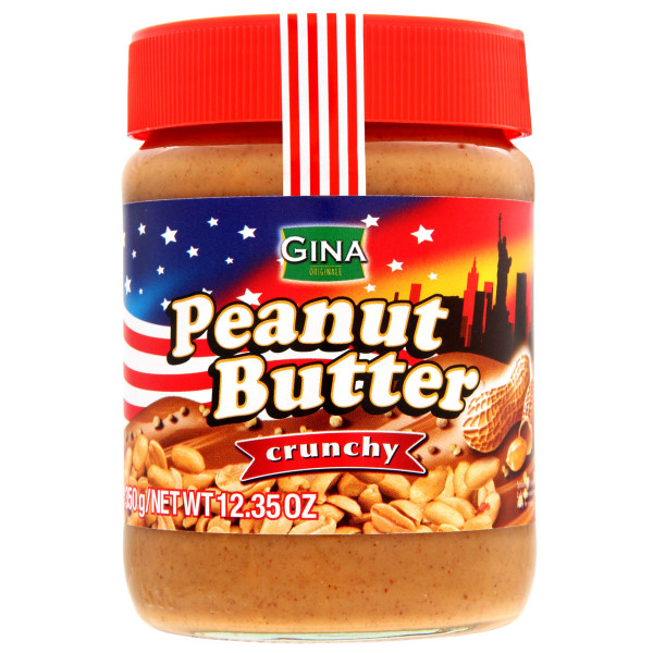 GINA - Peanut Butter Crunchy 350g