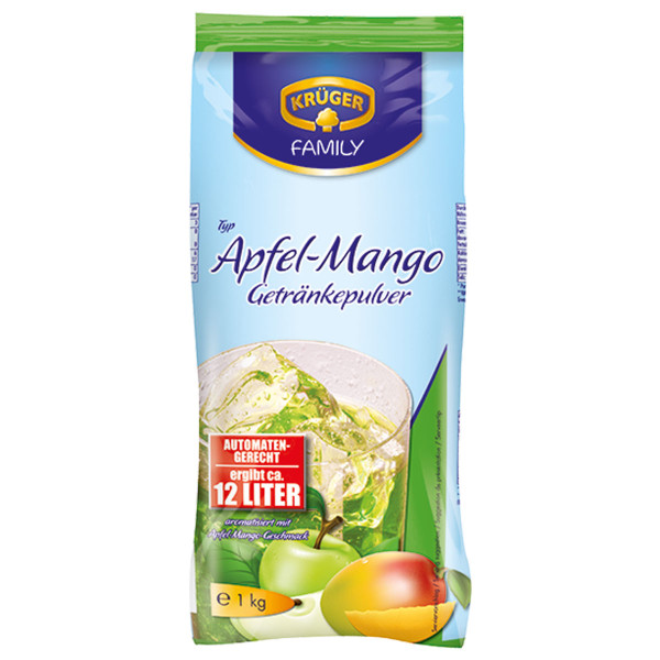 KRÜGER FAMILY Typ Apfel-Mango Getränkepulver 1kg