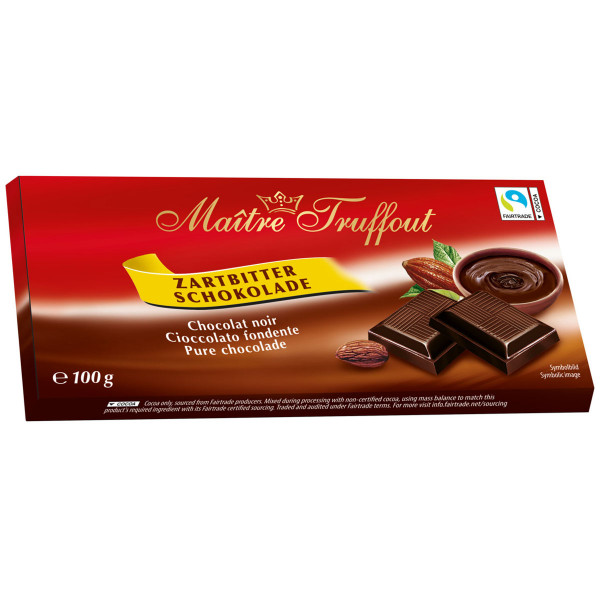Maître Truffout - Zartbitterschokolade 100g
