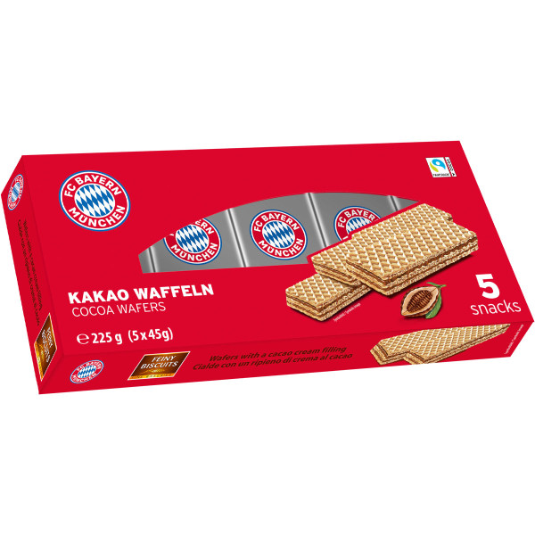 FEINY BISCUITS - Kakaowaffeln FCB Edition 225g