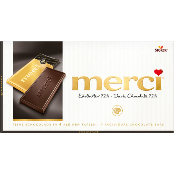 MERCI - Schokolade Edelbitter 72% 100g