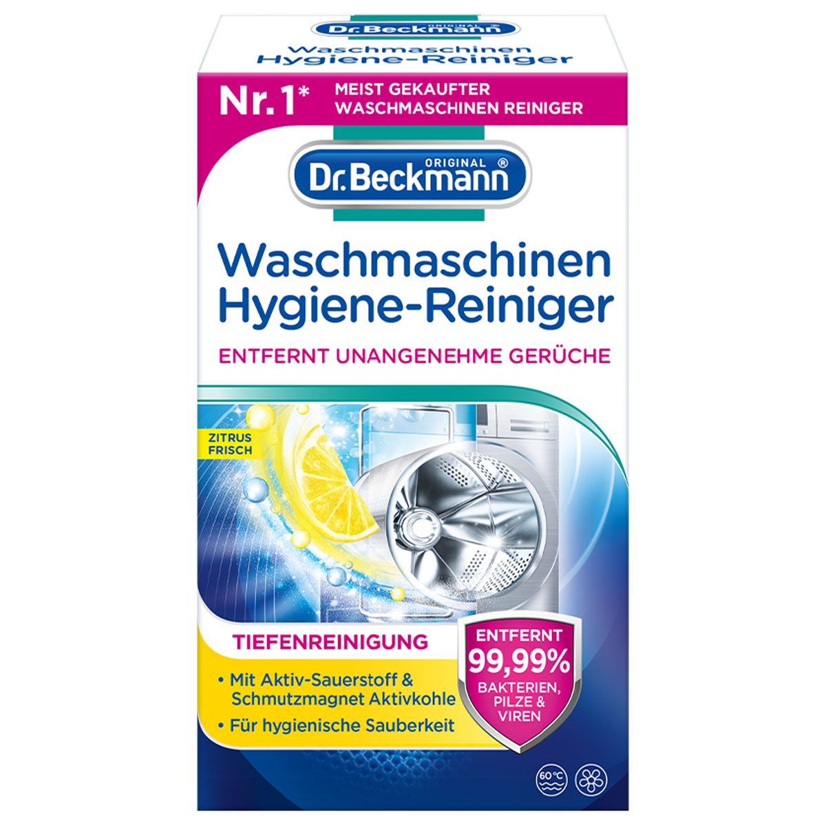 Dr. Beckmann Waschmaschinen Hygiene-Reiniger, 250 g