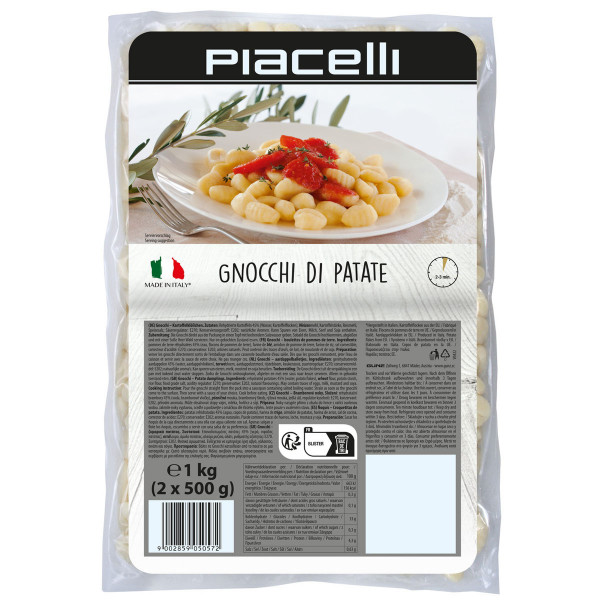 PIACELLI - Gnocchi di Patate 1kg