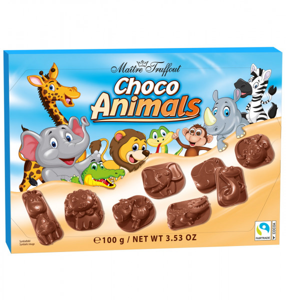 MÂITRE TRUFFOUT Choco Animals Milchschokolade
