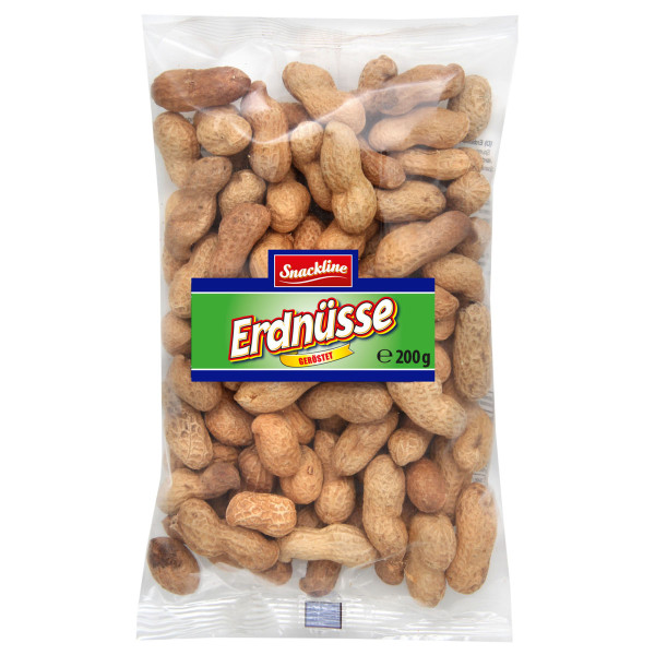 SNACKLINE Erdnüsse in der Schale, geröstet 200g