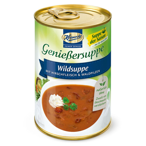 KEUNECKE - Wildsuppe mit Hirschfleisch & Waldpilzen 400ml