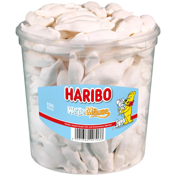 HARIBO - Weiße Mäuse 150 Stück