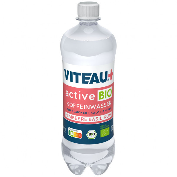 VITEAU - active BIO Koffeinwasser Himbeere Basilikum, MHD 05.2022