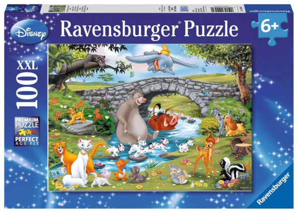 Ravensburger Puzzle - Die Familie der Animal Friends, 100 Teile