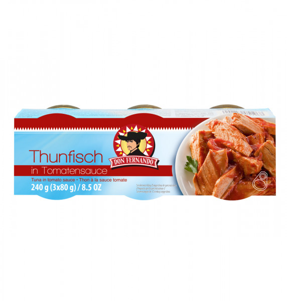 DON FERNANDO - Thunfisch in Tomatensauce 3x80g
