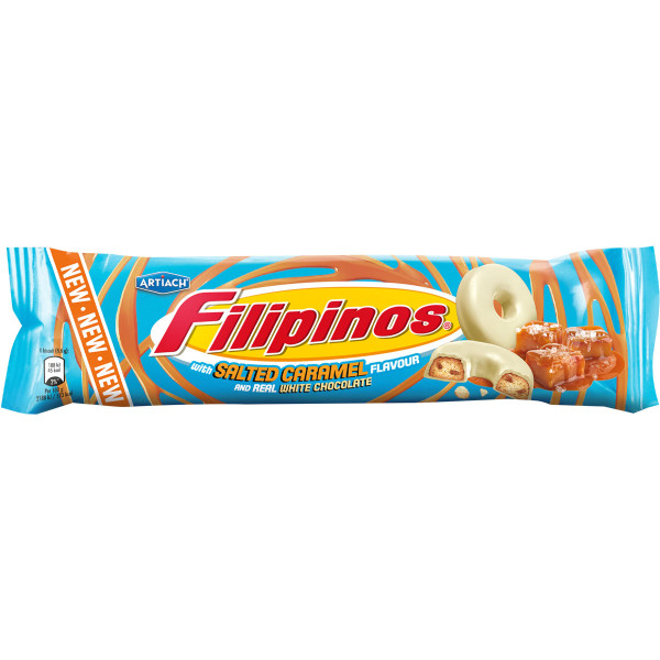 FILIPINOS - White Chocolate Salted Caramel Flavour 128g