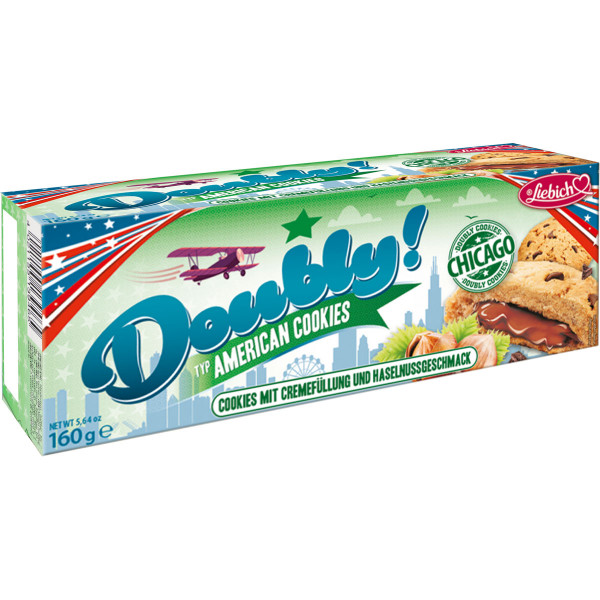 Liebich - Doubly! American Cookies Haselnussgeschmack