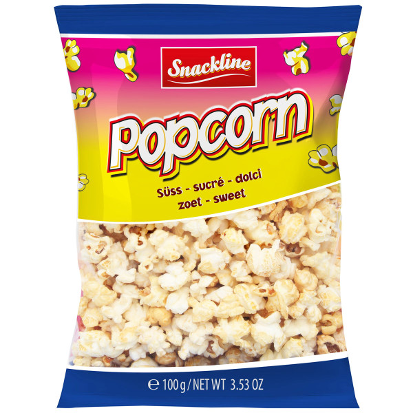 SNACKLINE - Popcorn süß 100g