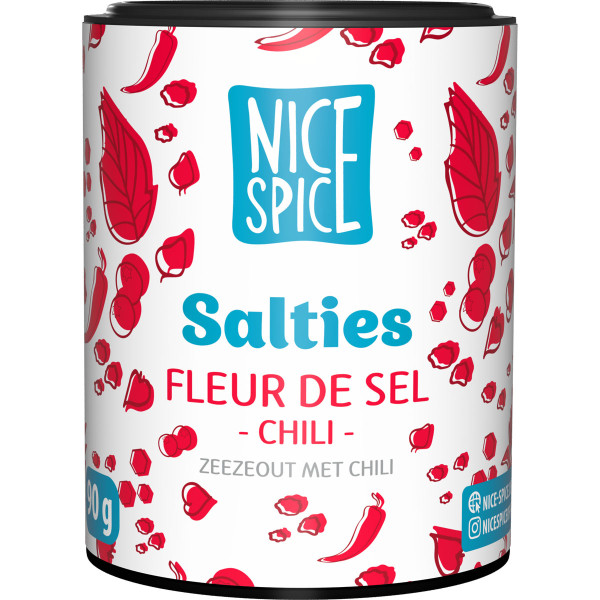 NICE SPICE - Salties Fleur de Sel Chili 90g