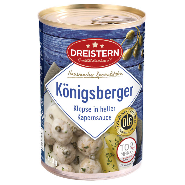 DREISTERN Königsberger Klopse in heller Kapernsauce 400g