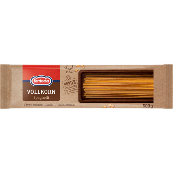 BERNBACHER - Vollkorn Spaghetti 500g