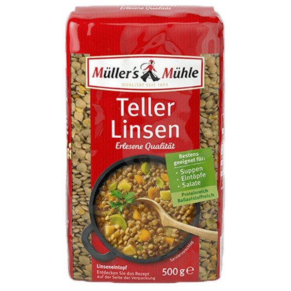 Müller´s Mühle - Teller Linsen 500g