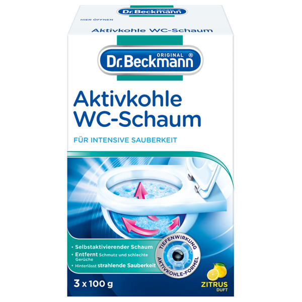 Dr.Beckmann - Aktivkohle WC Schaum