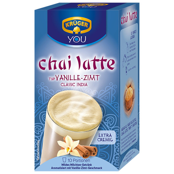 KRÜGER YOU Chai Latte Typ Vanille Zimt Classic India 10x25g