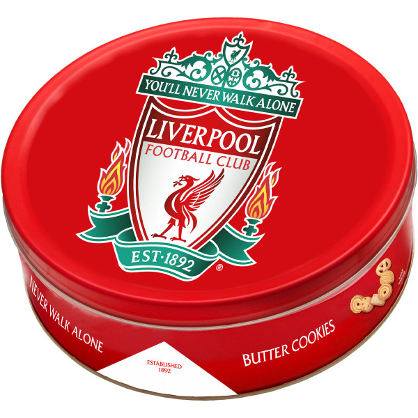 PÂTISSERIE MATHÉO Butter Cookies inkl. FC Liverpool Aufbewahrungsdose 340g