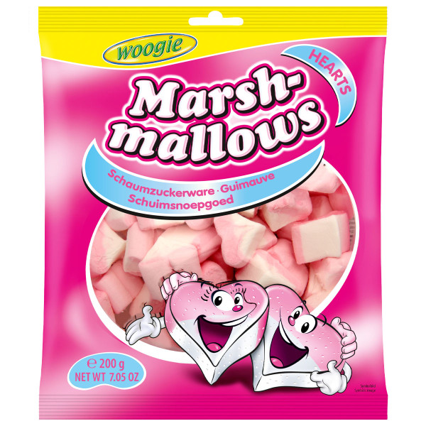 WOOGIE - Marshmallows Hearts 200g