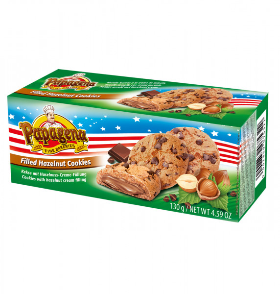 PAPAGENA - Filled Hazelnut Cookies 130g