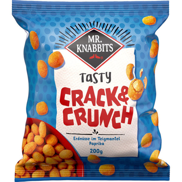MR. KNABBITS - Tasty Crack & Crunch 200g