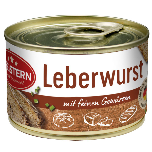 DREISTERN Leberwurst mit feinen Gewürzen 160g