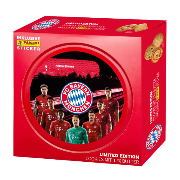 Pâtisserie Mathéo - Mürbteig Butterkekse &quot;FC Bayern-Edition&quot;, inkl. Sticker