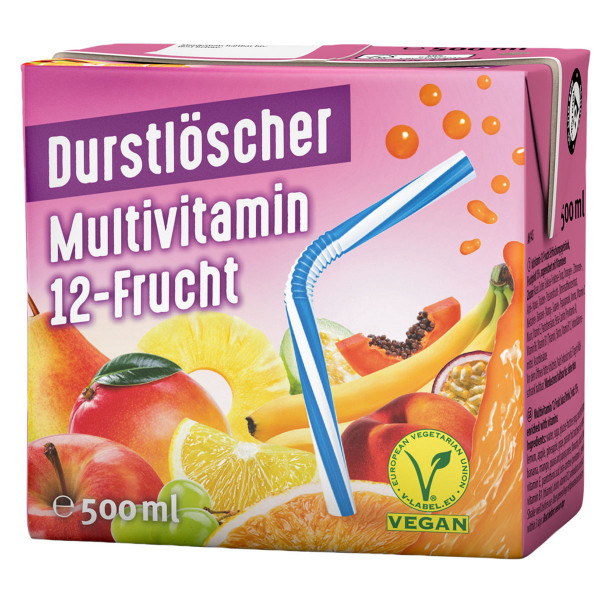 Durstlöscher - Multivitamin 12-Frucht 500ml