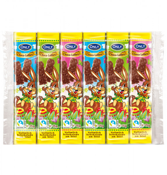 ONLY - Choco Lollies 6x15g